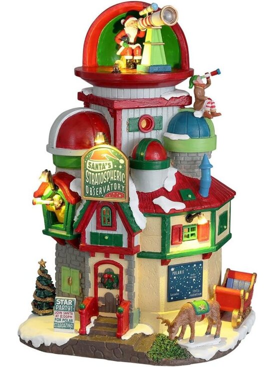 Other - Battery Operated Santa's Stratospheric Observatory Holiday Decor - Festive
